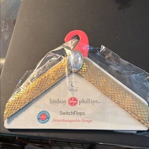 Lindsay Phillips Gold Mesh Straps